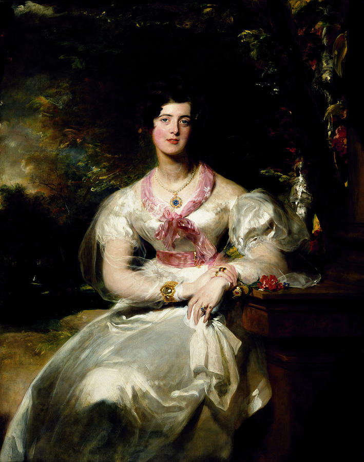 Portrait of the Honorable Mrs. Seymour Bathurst Painting by Celestial ...