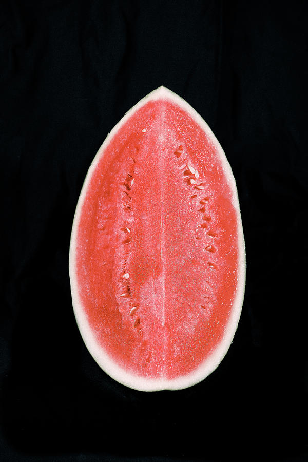 Fruit Photograph - Portrait of watermelon by Hyuntae Kim