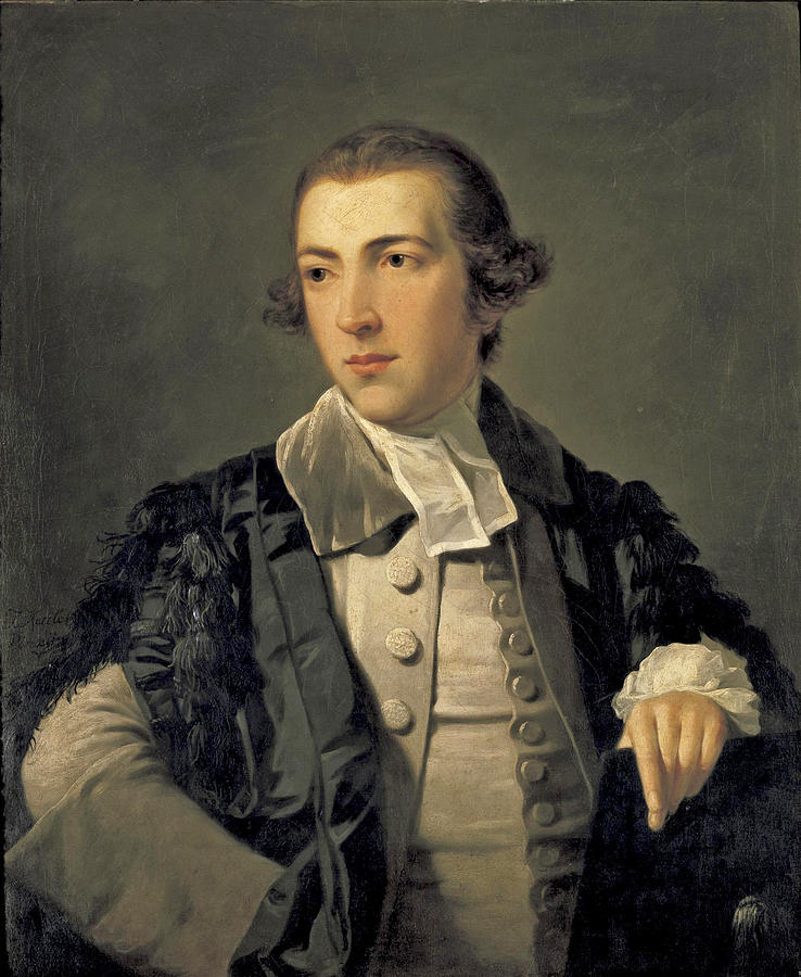 Portrait of William Eden, First Lord Auckland Painting by Tilly Kettle