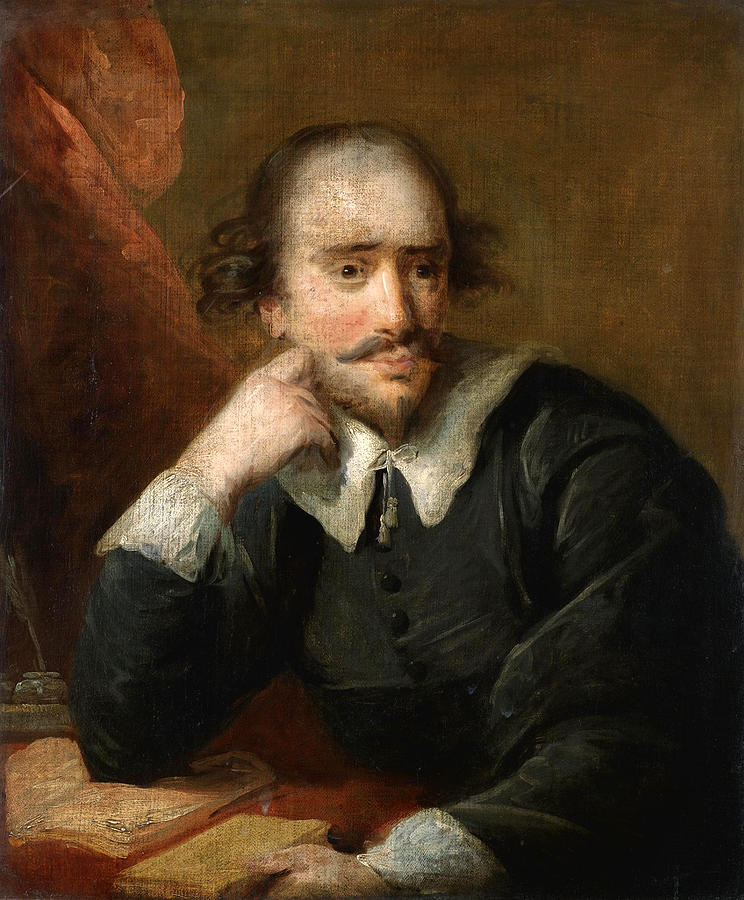 Portrait of William Shakespeare Painting by John Francis Rigaud