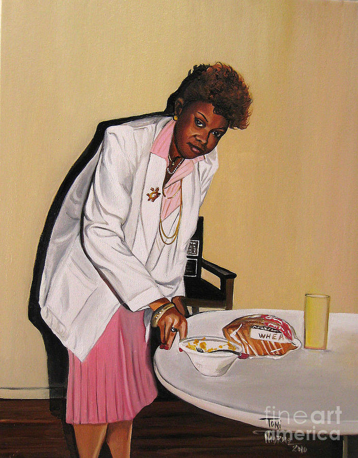 Portrait painting Painting by Toni Thorne