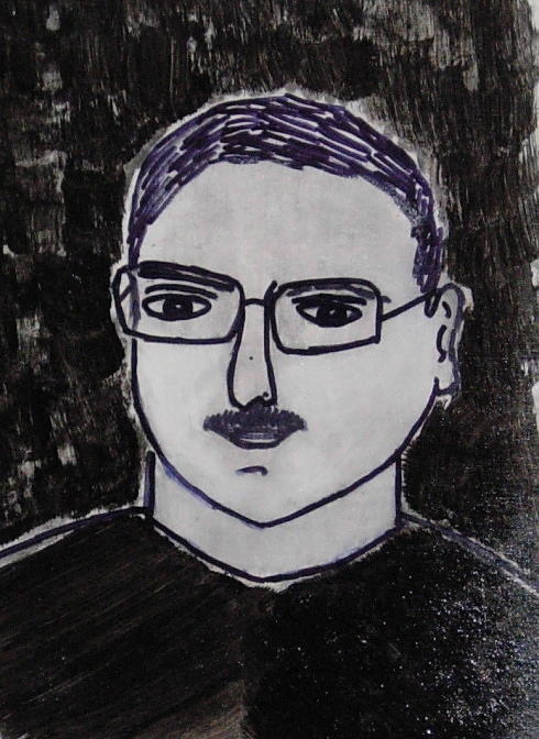 Portrait Drawing - Portrait by Vijayan Kannampilly