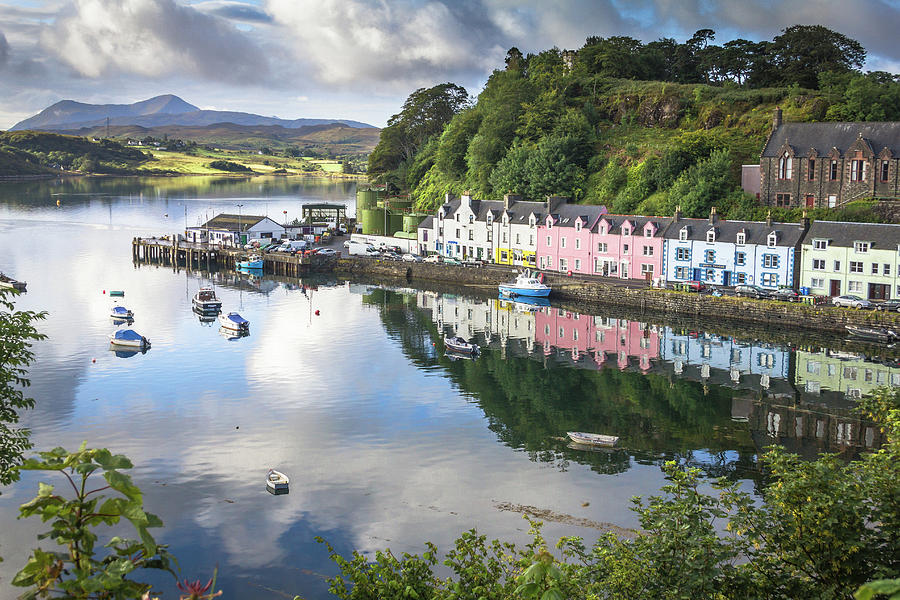 Portree on Skye in Scotland Photograph by Elaine Hill