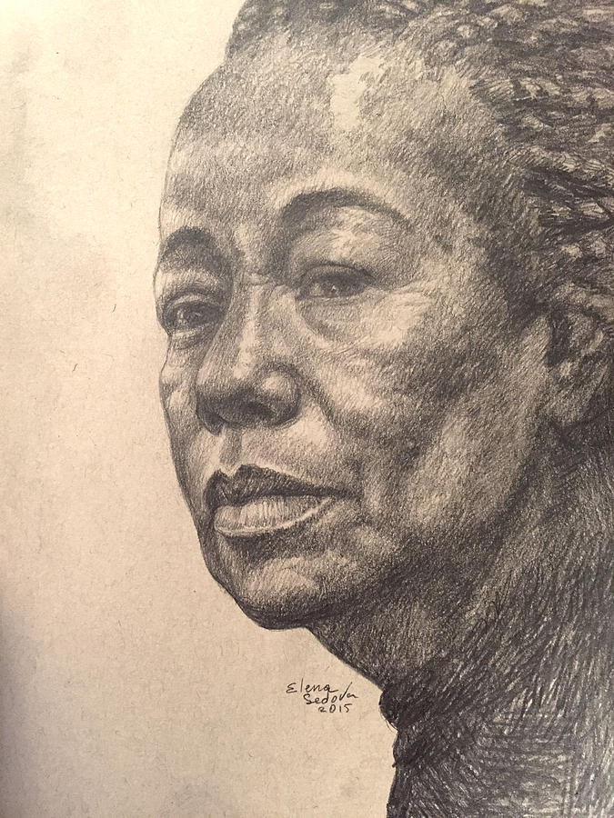 Portret Drawing By Elena Sedova 