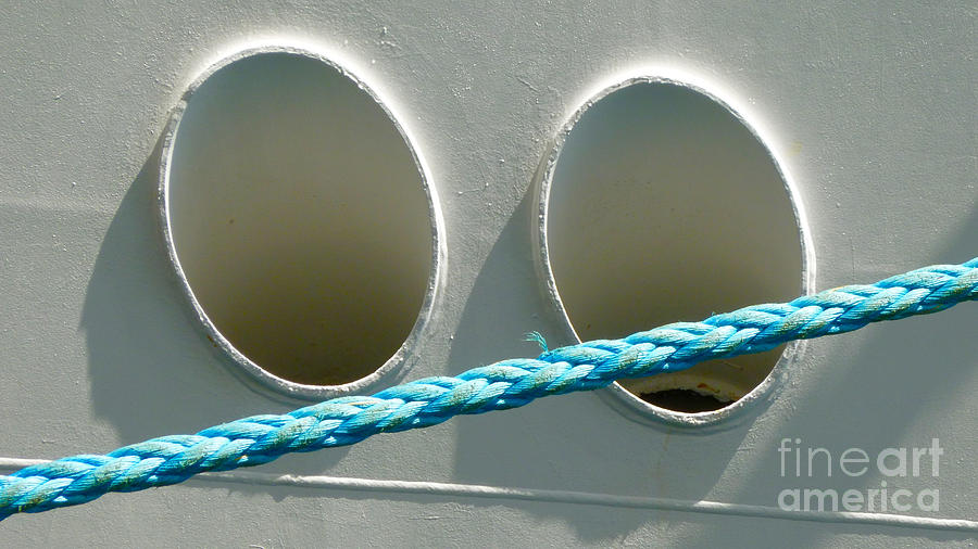 Portside - Ship and Rope Photograph by Jason Freedman