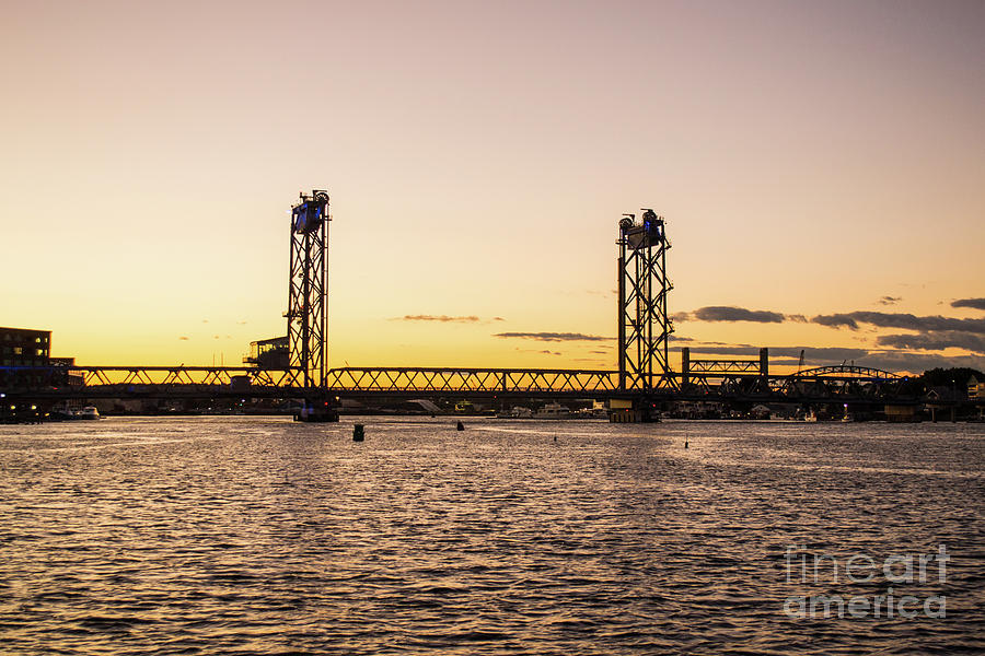 Portsmouth at Dusk Photograph by Kevin Fortier