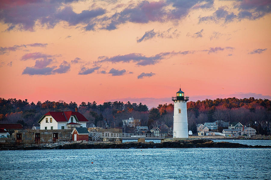 Portsmouth Harbor Lighthouse Photograph by Robert Clifford
