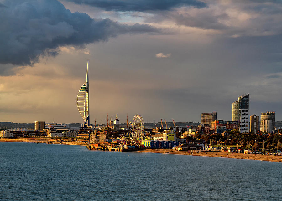 Portsmouth Harbour England  Photograph by Shirley Mitchell