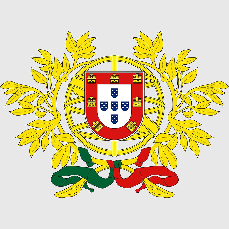 Portugal Coat of Arms Digital Art by Movie Poster Prints
