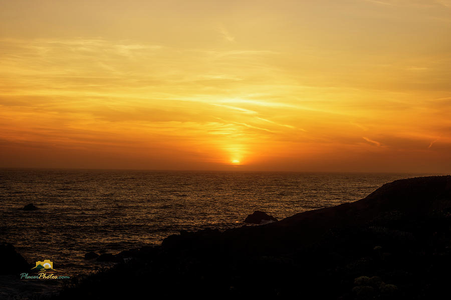 Sunset Photograph - Portuguese Beach Sunset by Jim Thompson
