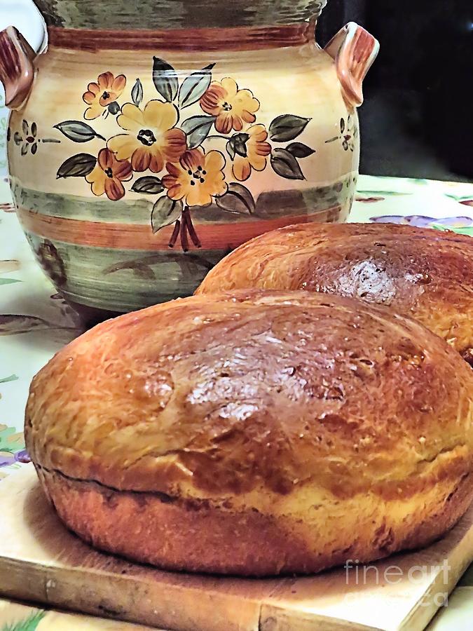 Portuguese Sweet Bread Photograph by Janice Drew