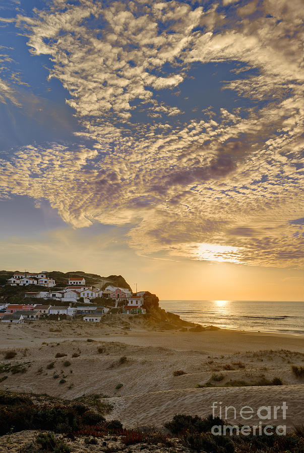 Portuguese village sunset Photograph by Mikehoward Photography