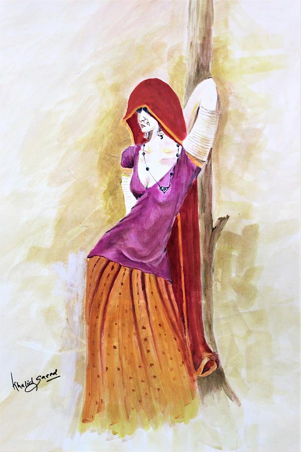 Pose Painting by Khalid Saeed