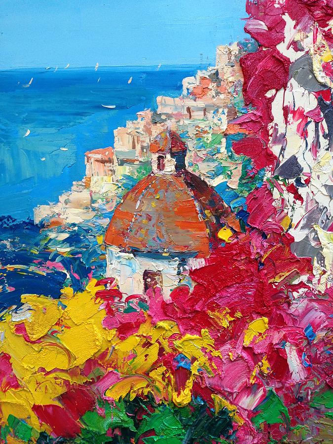 Positano Painting by Agostino Veroni