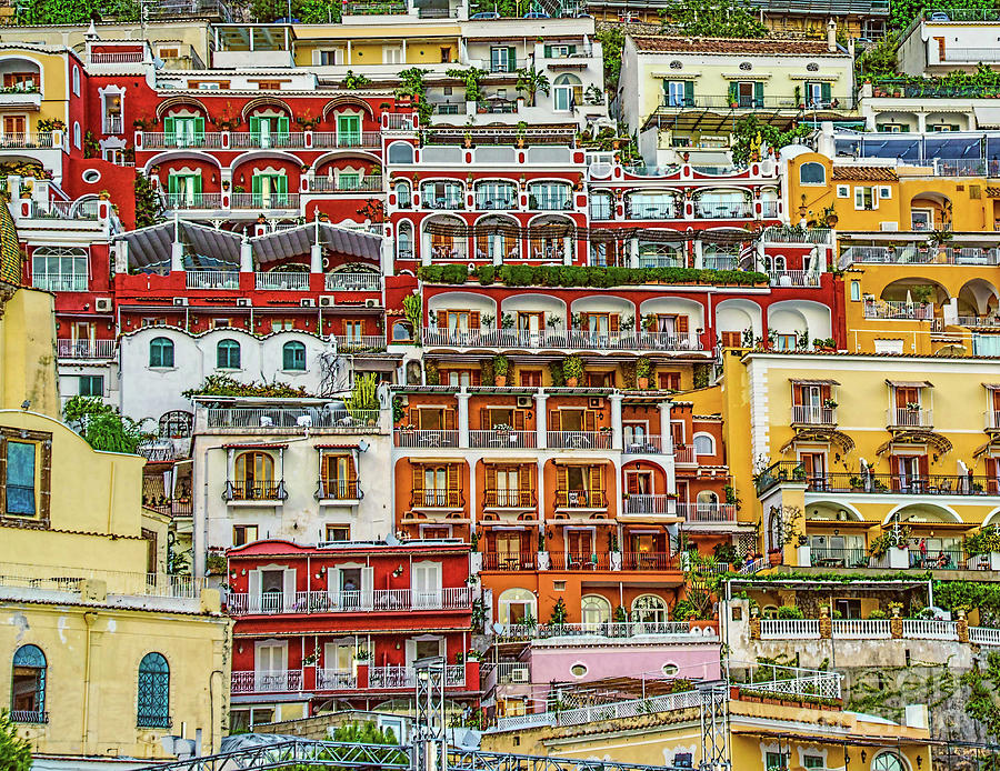 Positano - Amalfi Coast Photograph by Maria Rabinky