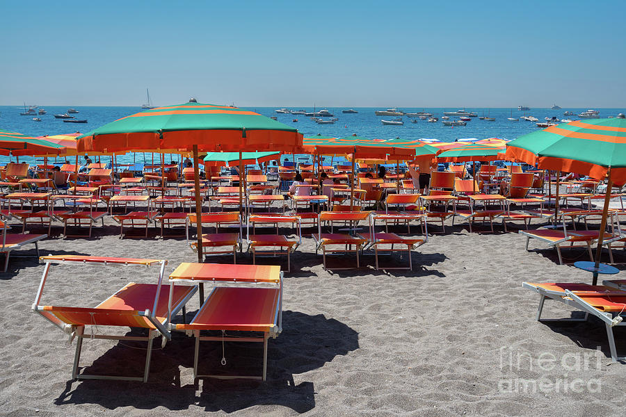 Positano Beach, Italy Photograph by Anastasy Yarmolovich
