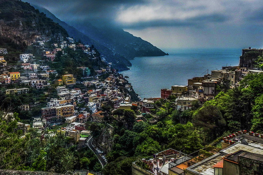 Positano by the Amalfi Coast Photograph by Marilyn Burton