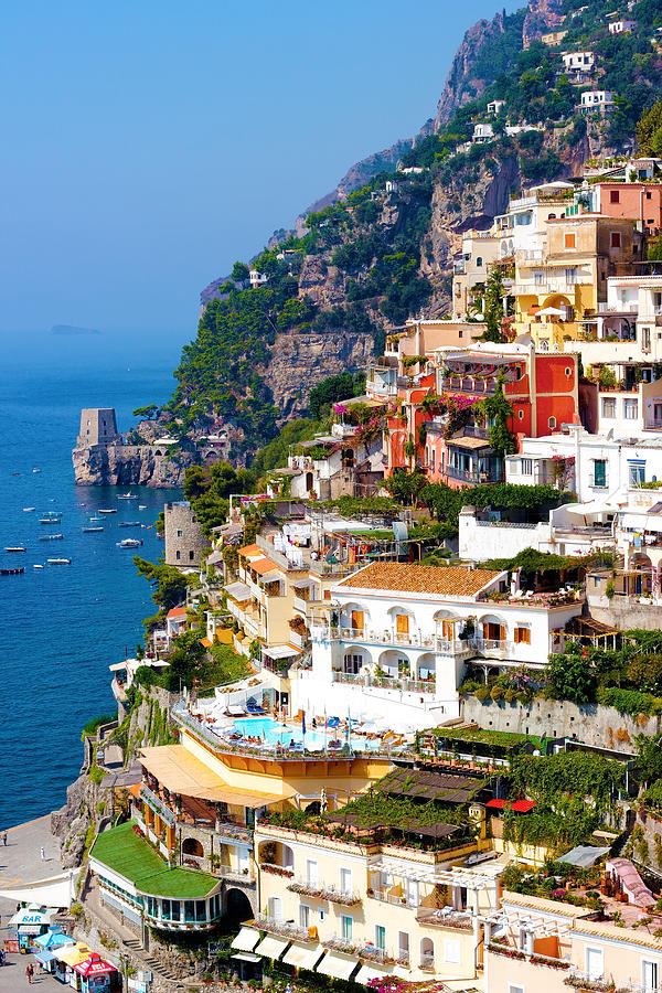 Architecture Photograph - Positano on the Amalfi Coast by Francesco Riccardo Iacomino