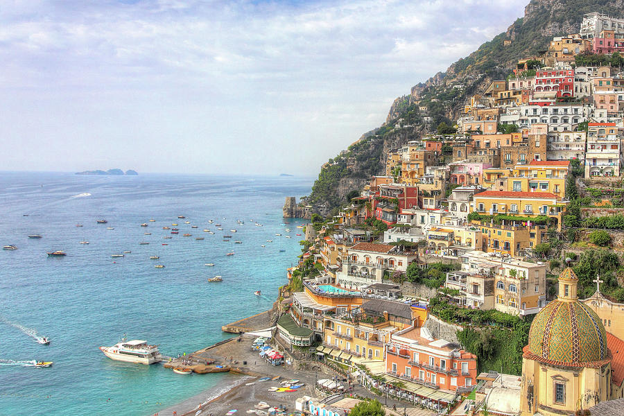 Positano's famous view Photograph by Marc Henderson - Fine Art America