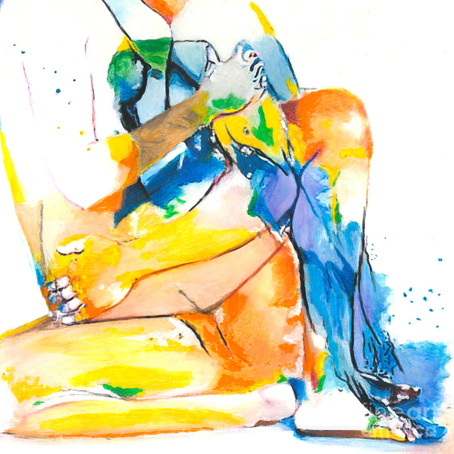 Position #275 Painting by Denise Deiloh