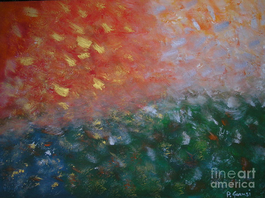 Vibes Painting - Positive Flow by Piercarla Garusi Vibes Painting - Positive Flow by Piercarla Garusi