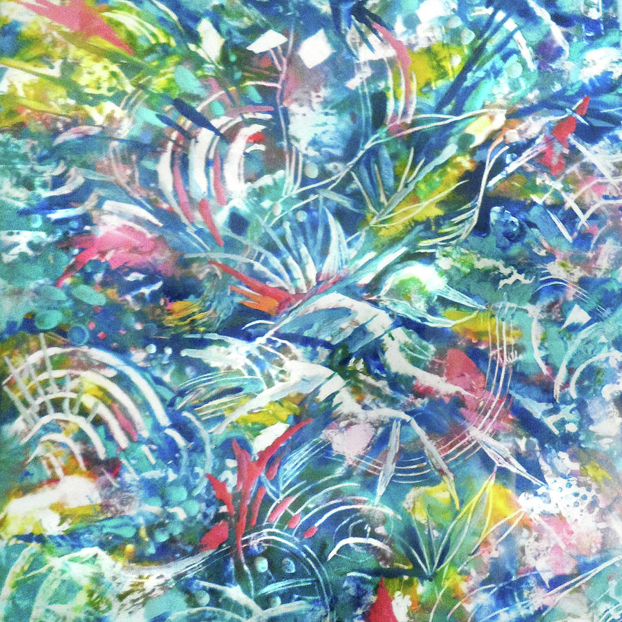 Vortex Forming Painting by Jean Batzell Fitzgerald