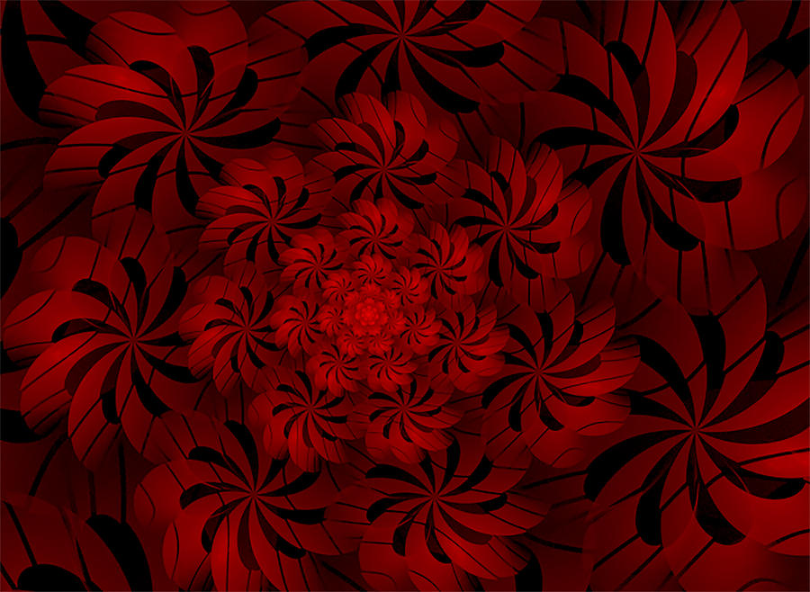 Positively Red Digital Art