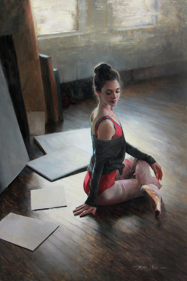 Dancer Painting - Possibilities Await by Anna Rose Bain