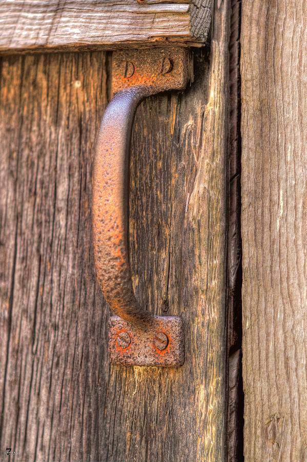 Possum Trot Church Door Handle Photograph by Jason Blalock