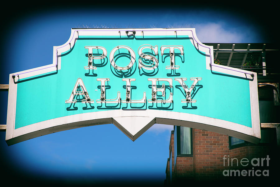 Post Alley Seattle Photograph by Mariola Bitner