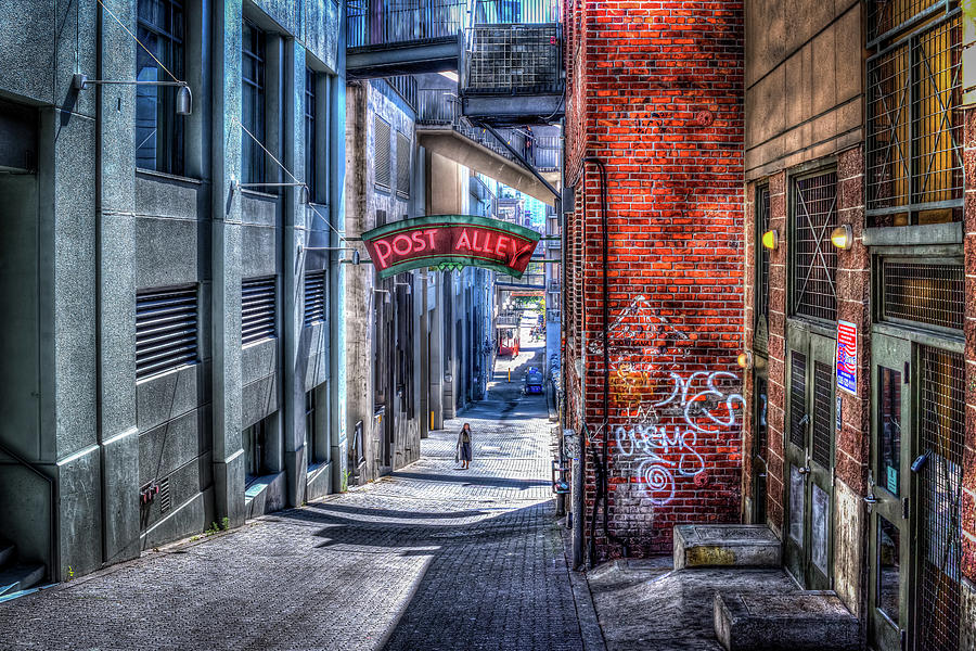 Post Alley Straggler Photograph by Spencer McDonald