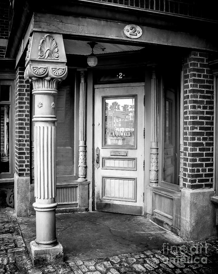 Post and Door Photograph by Perry Webster