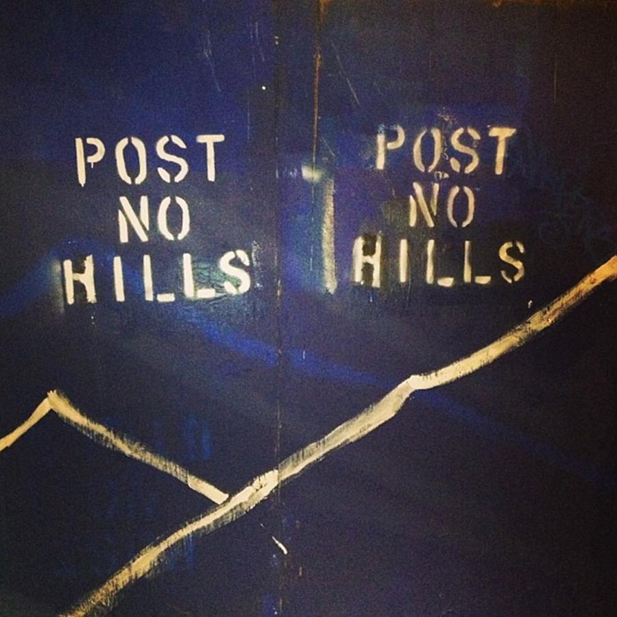 New York City Photograph - Post No Hills by Brianna Kilgore