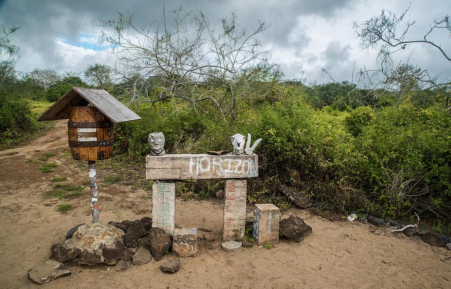 Post Office at Floreana Island Photograph by Harry Strharsky