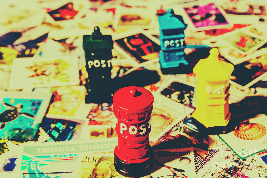 Postage pop art Photograph by Jorgo Photography