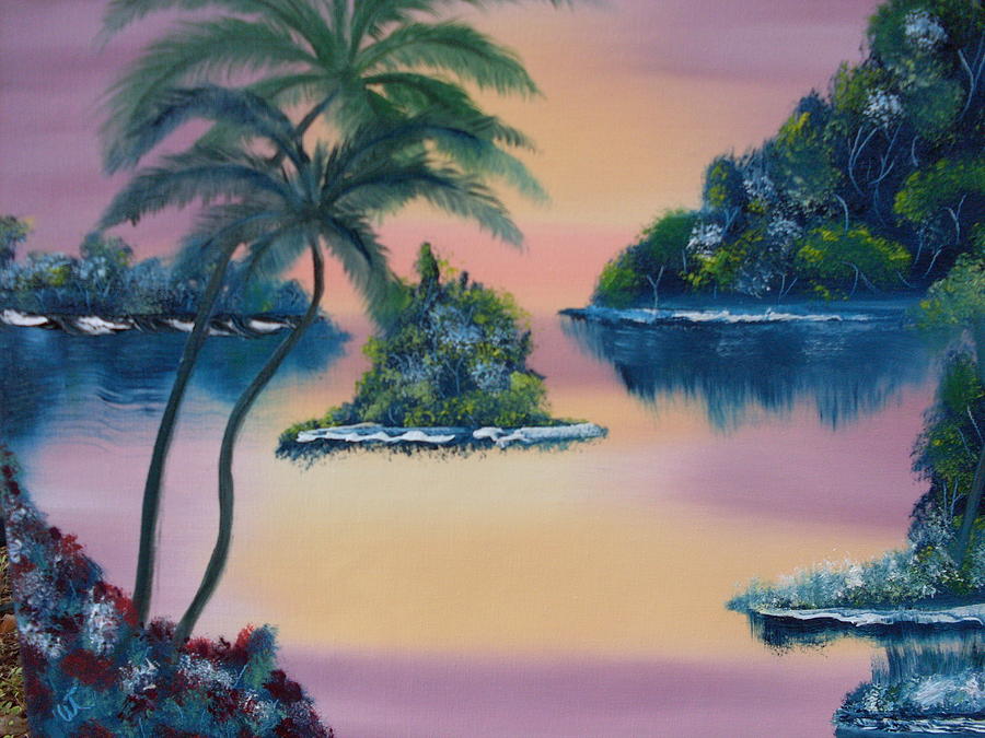 Postcard from the Keys Painting by Warren Thompson 