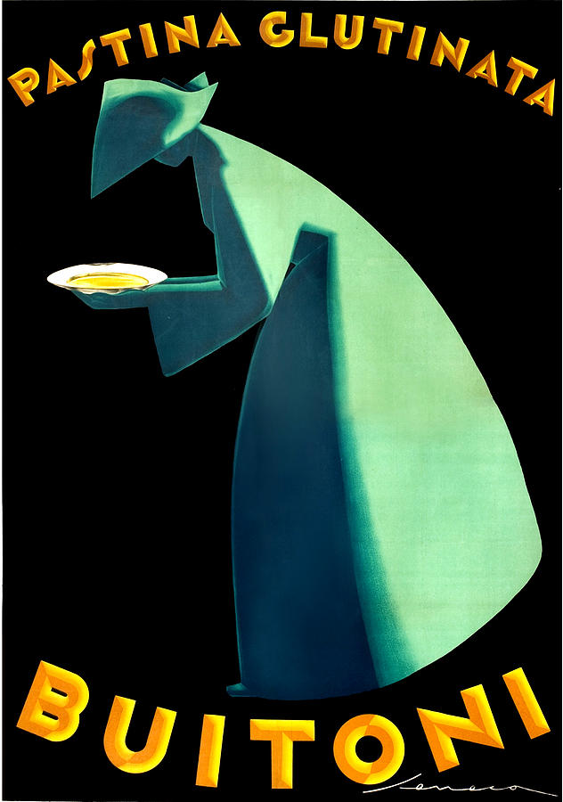 Pasta Painting - Poster for Buitoni Pasta by Federico Seneca