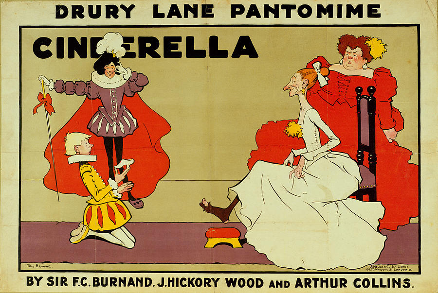 Poster for Cinderella Painting by Tom Browne