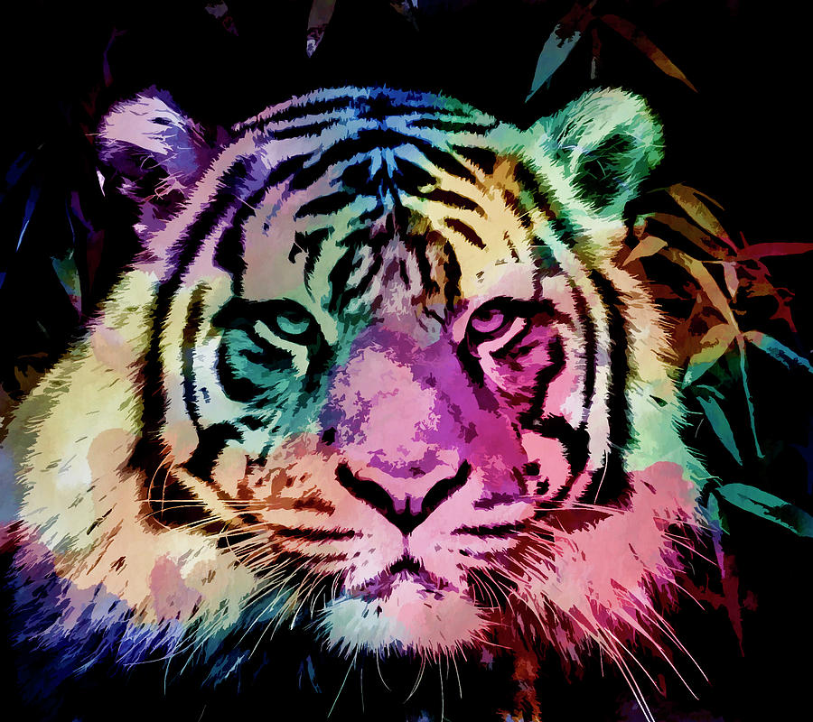 Poster Tiger Photograph by Steve McKinzie