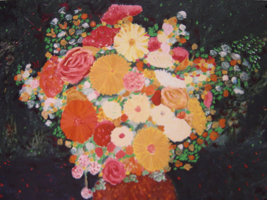 Pot with flowers Painting by Biagio Civale Pot with flowers Painting by Biagio Civale