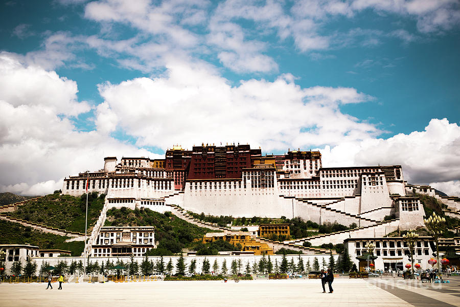 Potala Palace Dalai lama home place in TIBET Kailash Yantra.lv 2016  Photograph by Raimond Klavins