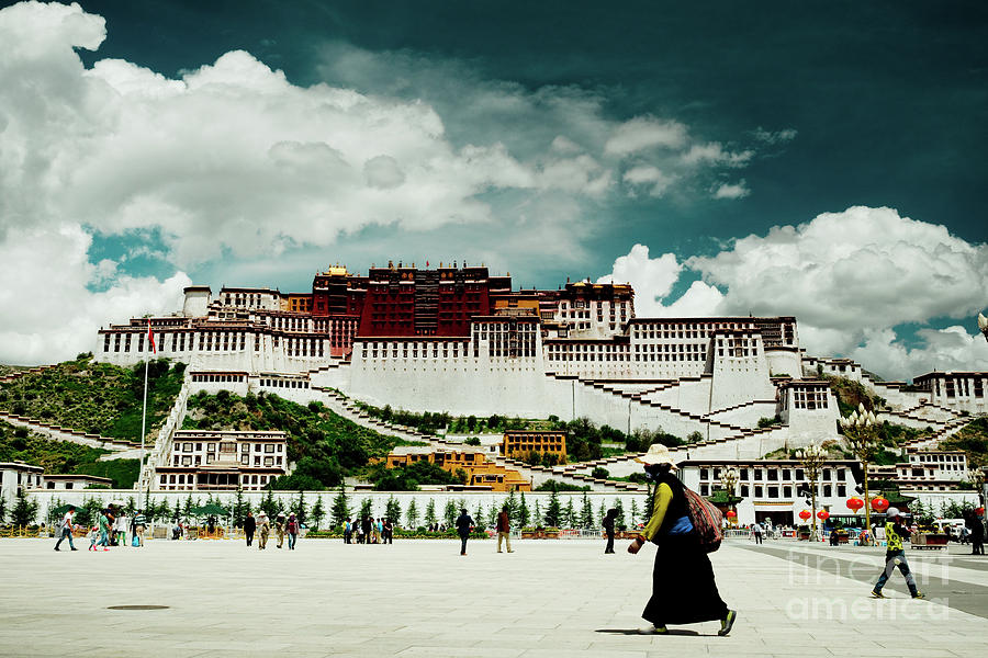 Potala Palace. Lhasa, Tibet. Yantra.lv Photograph by Raimond Klavins