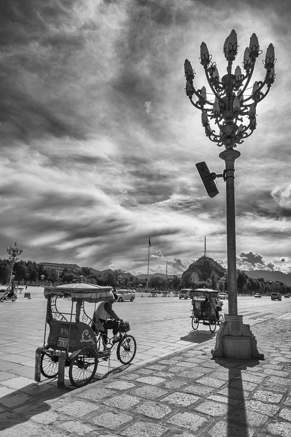 Potala square Photograph by Hitendra SINKAR
