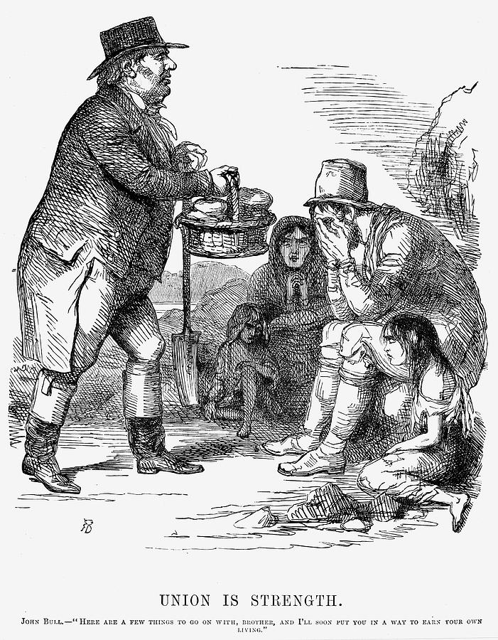 Potato Famine, 1846 Photograph by Granger