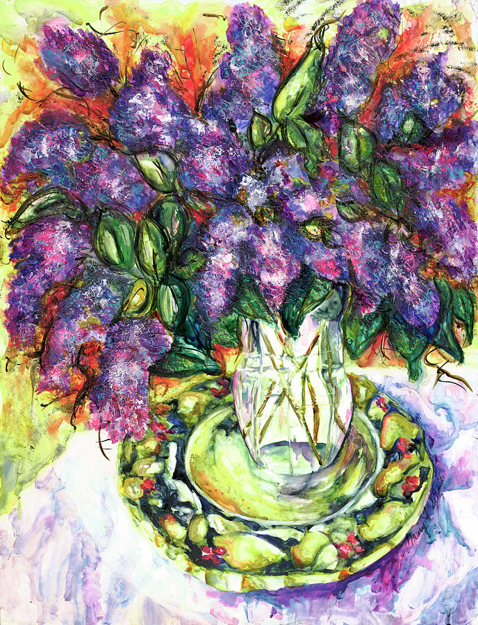 Potently Fragrant Painting by Mary Silvia
