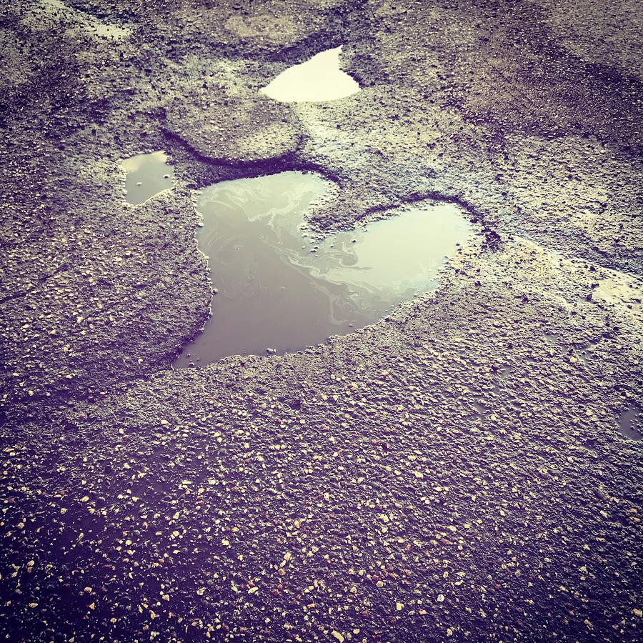 Pothole Love Photograph by Michelle Hoffmann Pothole Love Photograph by Michelle Hoffmann