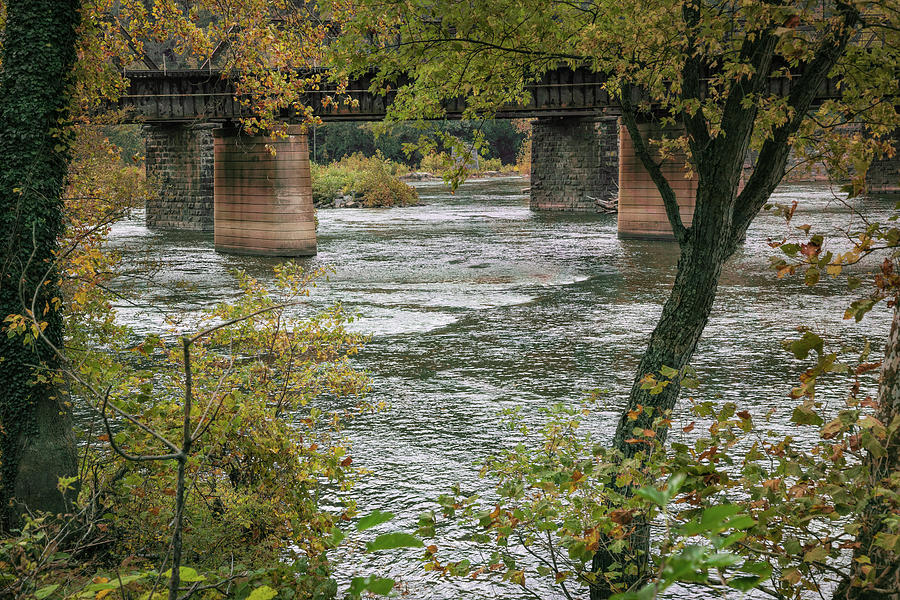 Potomac Autumn Photograph by John M Bailey