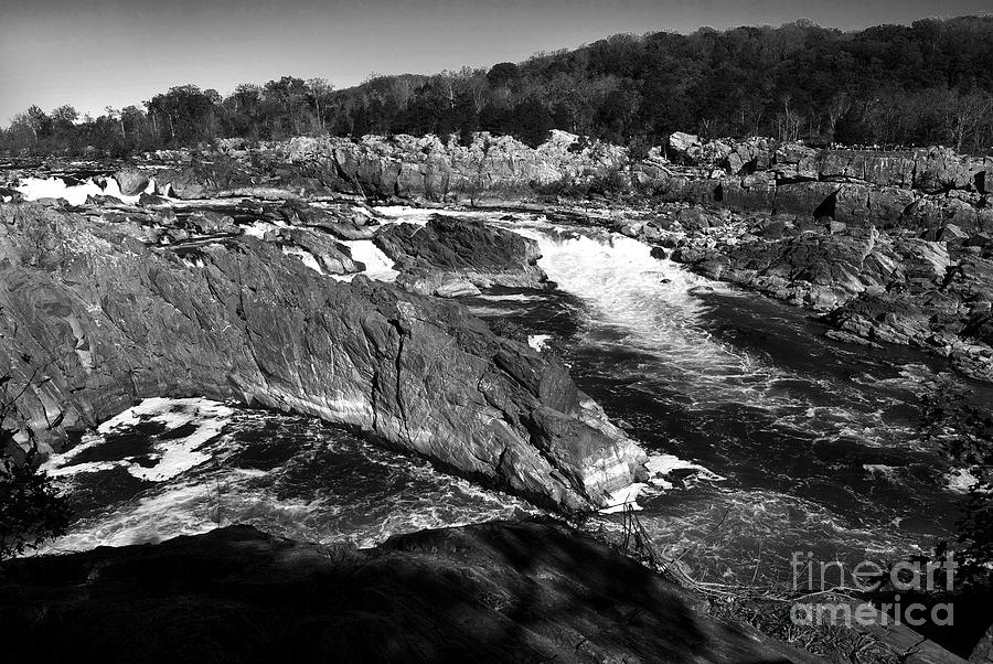 Potomac Black And White Photograph by Skip Willits