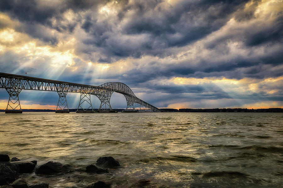 Potomac River Bridge #1 Photograph by C  Renee Martin