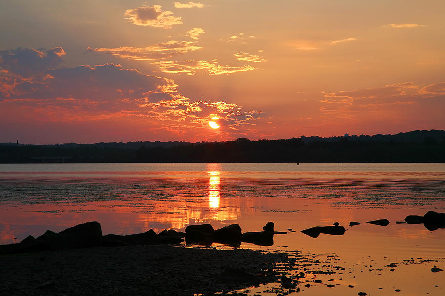 Potomac River Sunrise I  Photograph by Steven Ainsworth